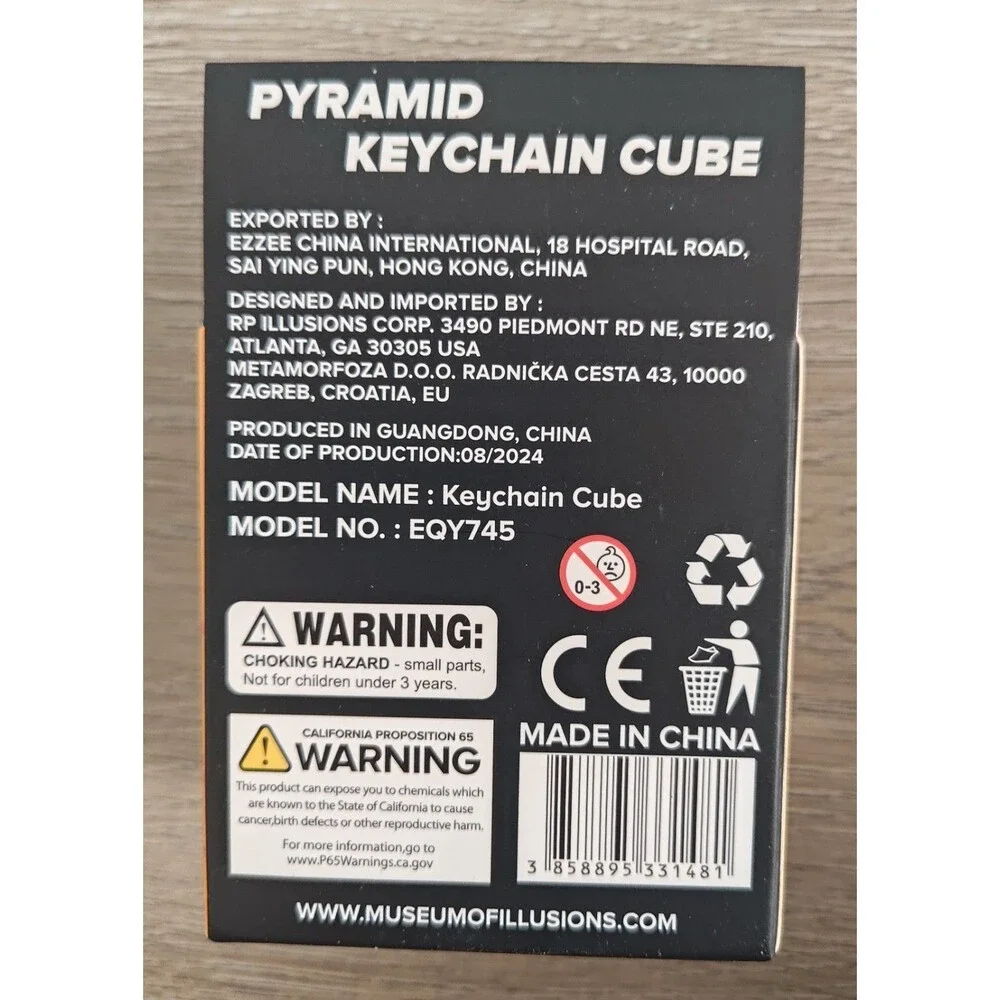 Speed Cube Pyramid 3x3x3  Triangle Puzzle Brain Teaser  Magic Cube